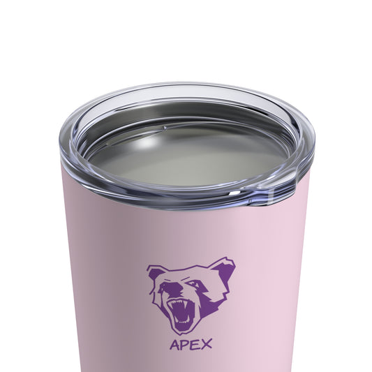Tumbler 10oz BG pink / purple logo