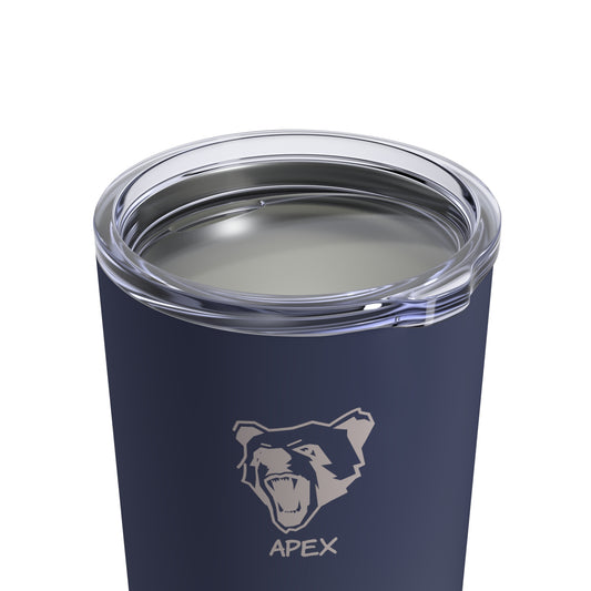 Tumbler 10oz BG navy / lightGrey logo