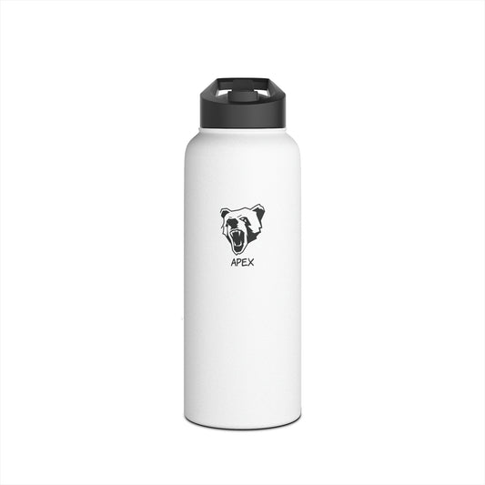 Stainless Steel Water Bottle, Standard Lid white / black logo