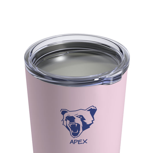 Tumbler 10oz BG pink / darkBlue logo