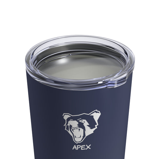 Tumbler 10oz BG navy / white logo