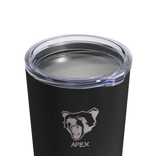 Tumbler 10oz BG black / lightGrey logo