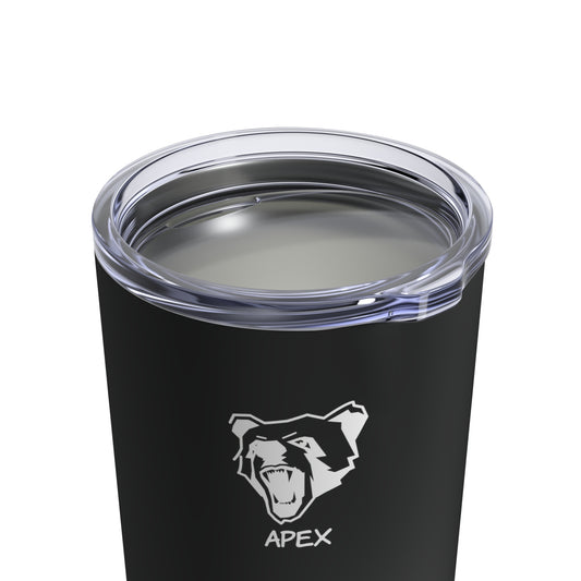 Tumbler 10oz BG black / white logo