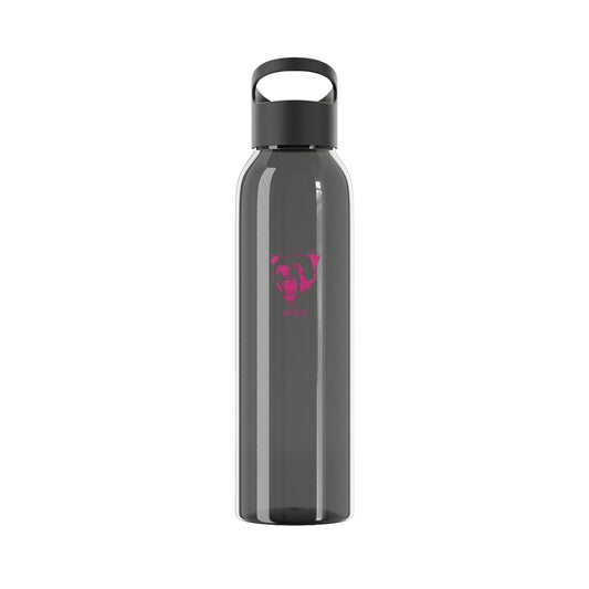 Sky Water Bottle style BG / darkPink logo