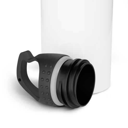 Stainless Steel Water Bottle white / lightGrey logo