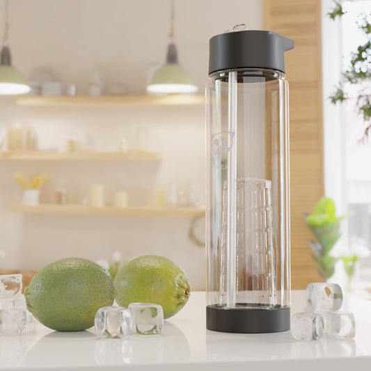 Infuser Water Bottle clear / lightGrey logo