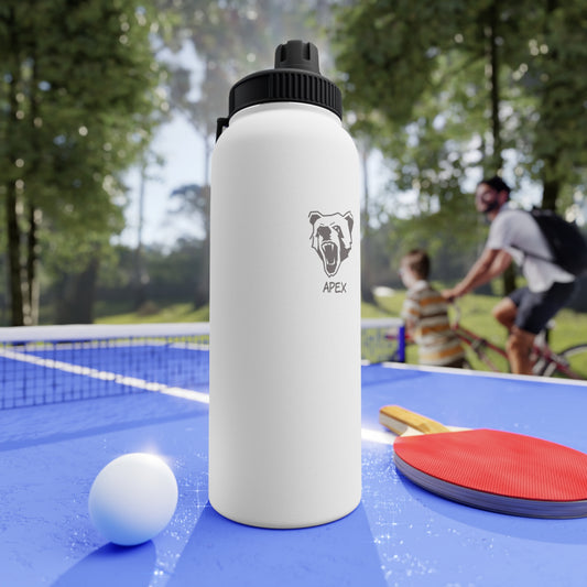 Stainless Steel Water Bottle, Sports Lid white / darkGrey logo