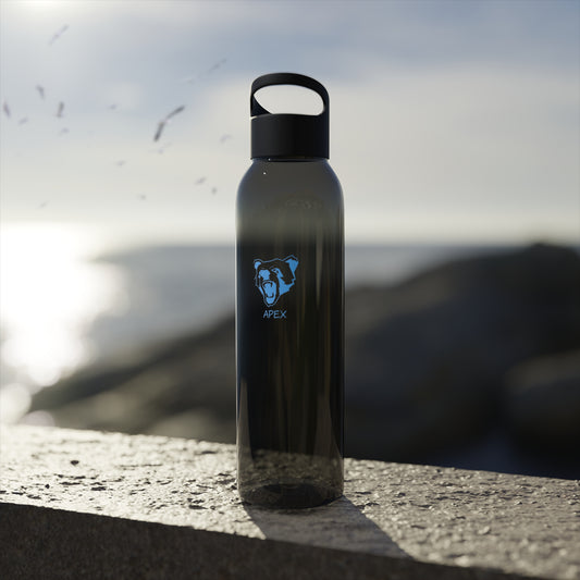 Sky Water Bottle style BG / lightBlue logo