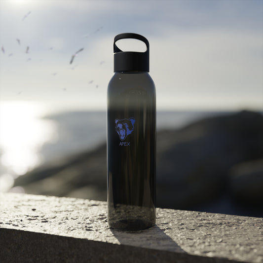 Sky Water Bottle style BG / darkBlue logo