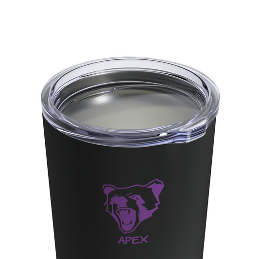 Tumbler 10oz BG black / purple logo