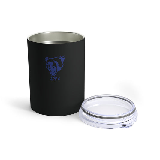 Tumbler 10oz BG black / darkBlue logo