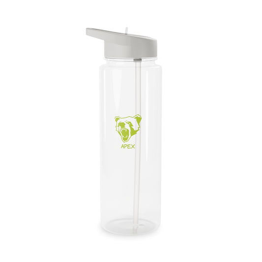 Tritan Water Bottle white / limeGreen logo