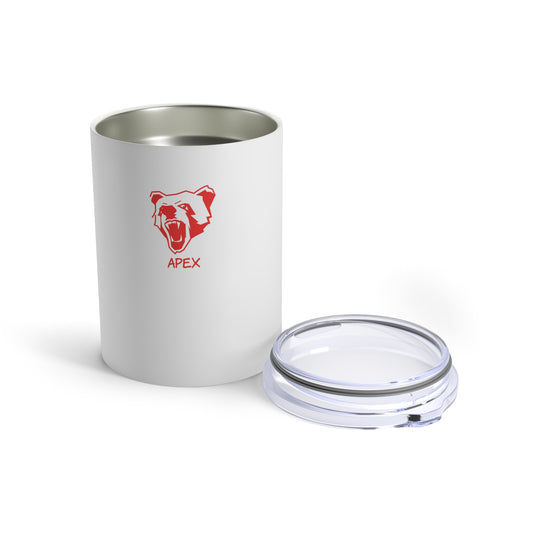 Tumbler 10oz BG white / red logo